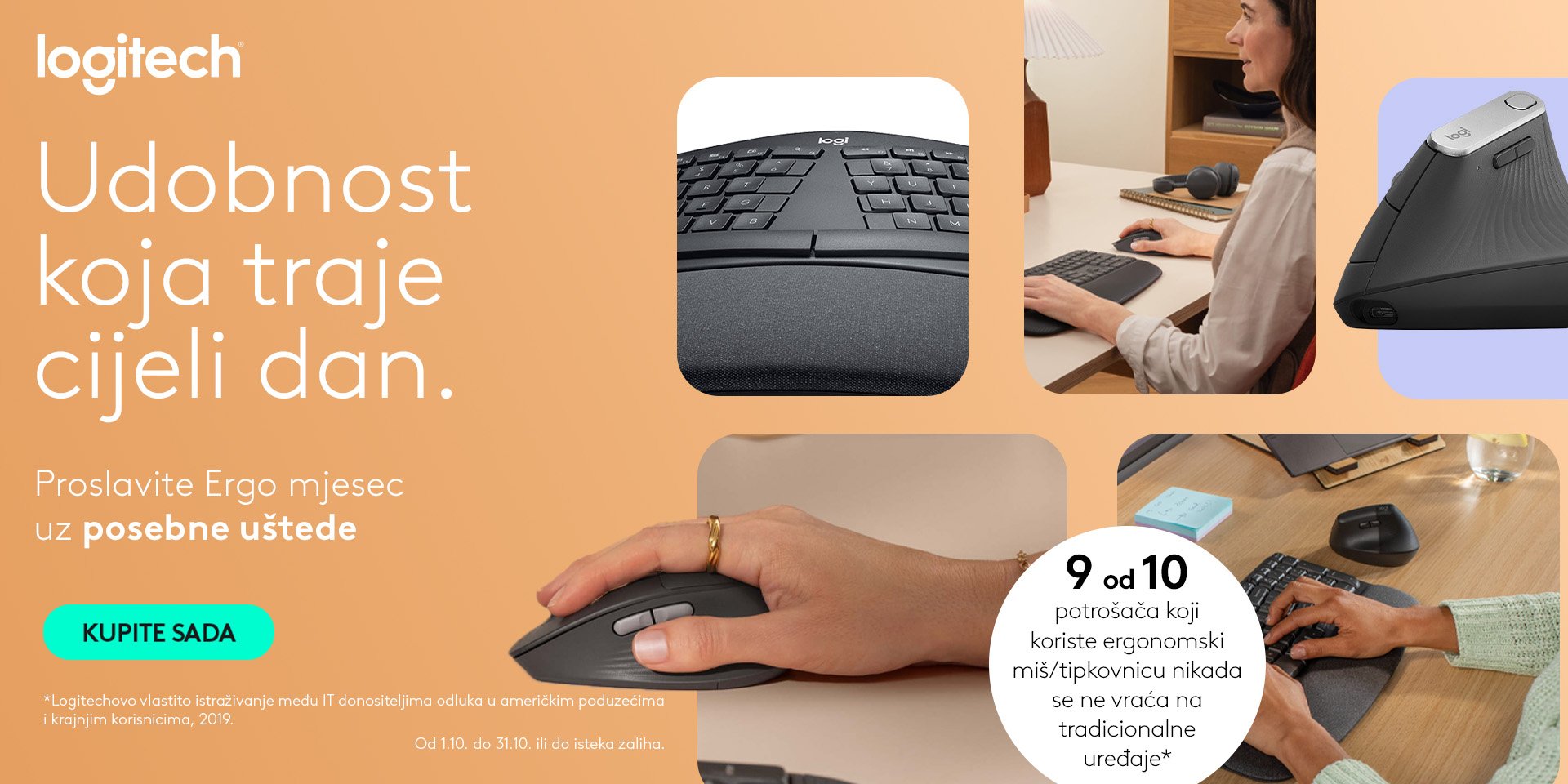 Logitech ergo - listopad